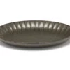 Serax INKU By Sergio Herman Serveerschaal Ovaal 22 X 15,4 Cm H 2,7 Cm Aardewerk Groen -Serax 1b5120248g 1