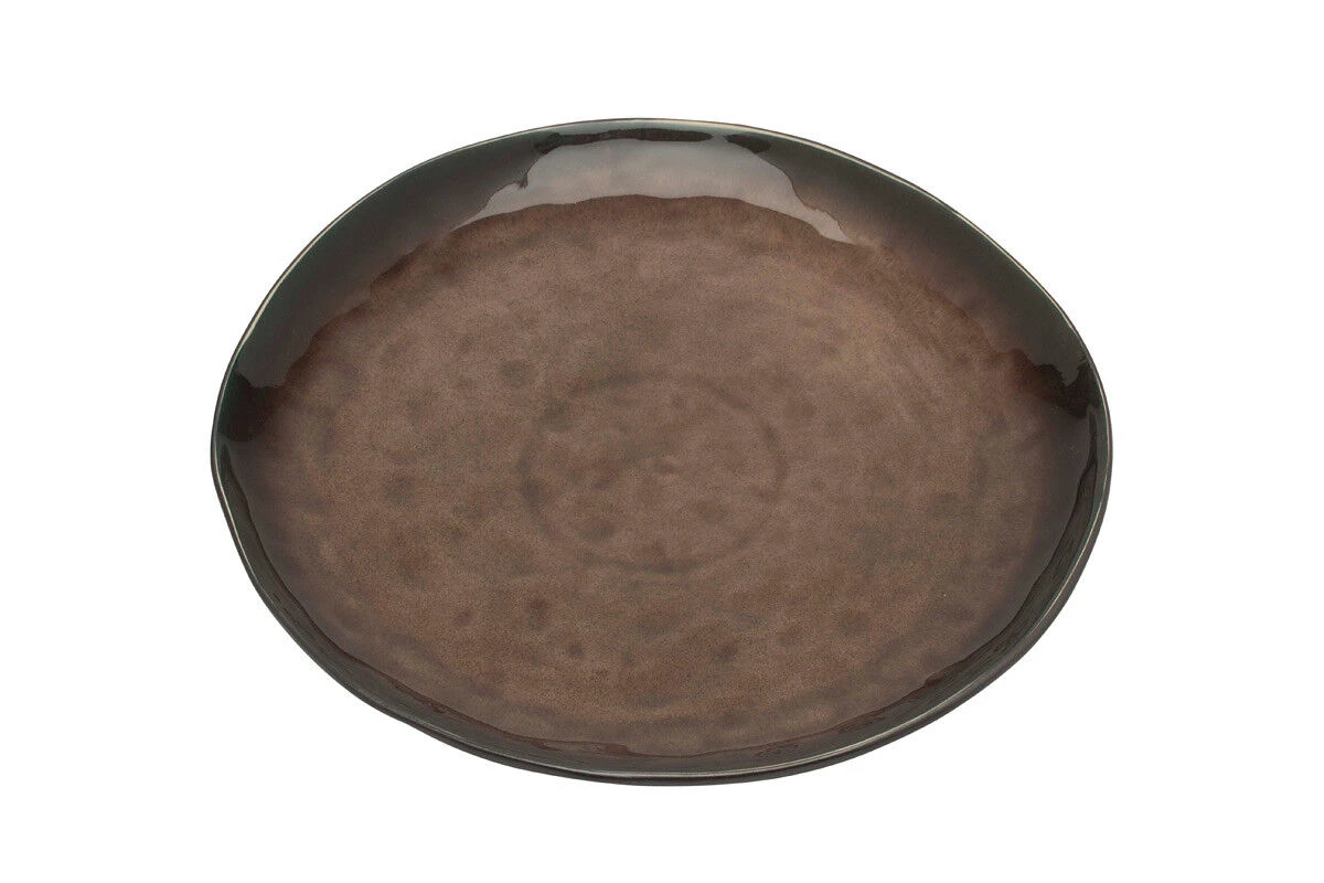 Serax Pure Serveerbord ø 34 Cm Keramiek Bruin 3 Serax Pure Serveerbord ø 34 Cm Keramiek Bruin