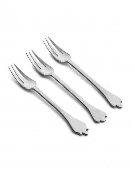 Serax Merci Mix 1-2-3 Tafelvork Mirror Stone Wash 3 Stuks 3 Serax Merci Mix 1-2-3 Tafelvork Mirror Stone Wash 3 Stuks