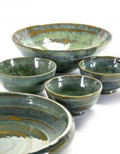 Serax Pure Kom ø 15 Cm Keramiek Groen -Serax b1014218s2 m2 1