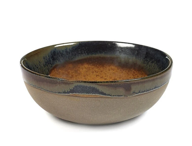 Serax Surface By Sergio Herman Kom ø 13 Cm Rusty Brown