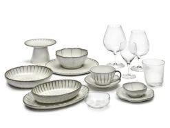 Serax INKU By Sergio Herman Serveerschaal M ø 32 Cm H 5 Cm Aardewerk Wit -Serax b5120247ws2b 1