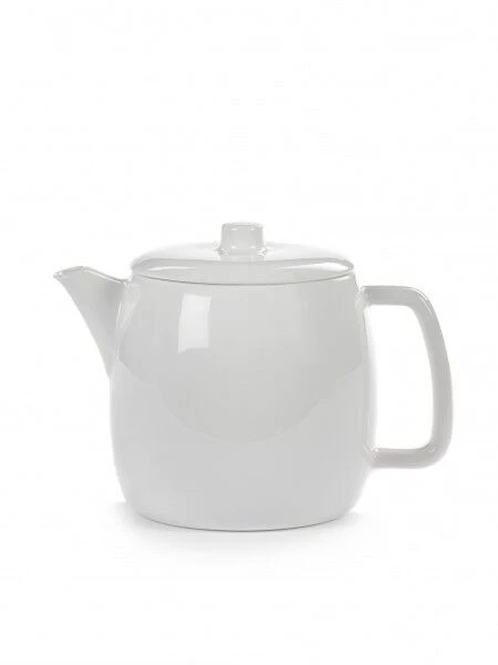 Serax Passe-Partout Theepot Met Infuser ø 12 Cm H 13,3 Cm Porselein Glanzend Wit 3 Serax Passe-Partout Theepot Met Infuser ø 12 Cm H 13,3 Cm Porselein Glanzend Wit