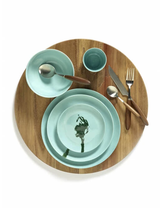 Serax Feast By Ottolenghi Bord XS ø 16 Cm H 2 Cm Aardewerk Azure + Artichoke Green 5 Serax Feast By Ottolenghi Bord XS ø 16 Cm H 2 Cm Aardewerk Azure + Artichoke Green - Afbeelding 3