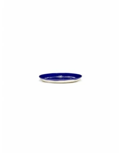 Serax Feast By Ottolenghi Bord S ø 19 Cm H 2 Cm Aardewerk Lapis Lazuli + Swirl-Dots White -Serax b8921004i
