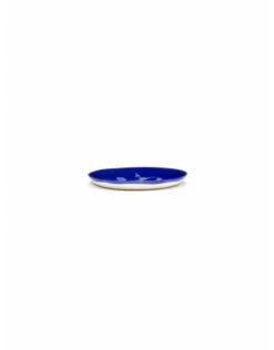 Serax Feast By Ottolenghi Bord S ø 19 Cm H 2 Cm Aardewerk Lapis Lazuli + Pepper White -Serax b8921004n