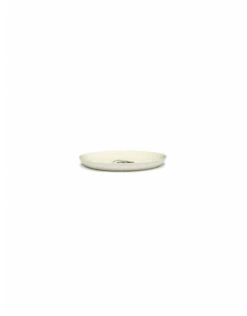Serax Feast By Ottolenghi Bord S ø 19 Cm H 2 Cm Aardewerk White + Artichoke Black -Serax b8921004s