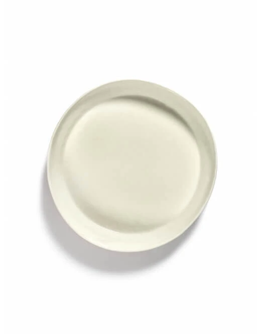 Serax Feast By Ottolenghi Serveerschaal L ø 36 Cm H 6 Cm Aardewerk White + Swirl Stripes Red 5 Serax Feast By Ottolenghi Serveerschaal L ø 36 Cm H 6 Cm Aardewerk White + Swirl Stripes Red - Afbeelding 3