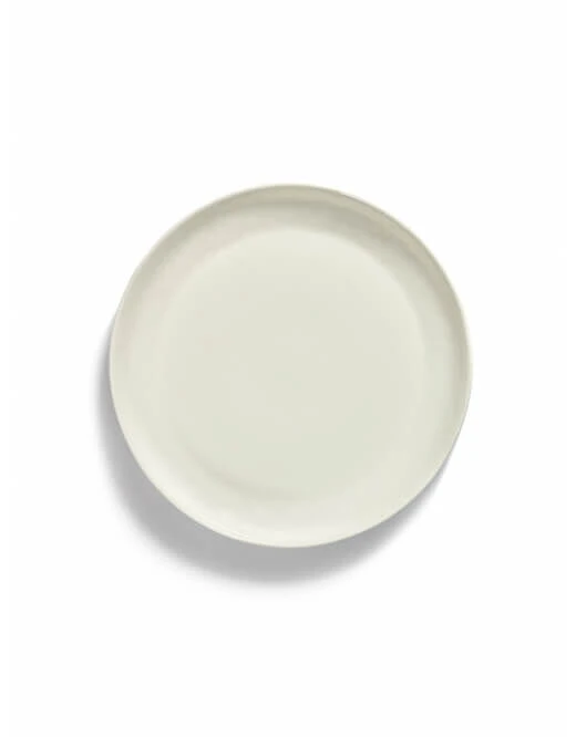 Serax Feast By Ottolenghi Serveerschaal M ø 34 Cm H 4 Cm Aardewerk White + Swirl Stripes Blue 5 Serax Feast By Ottolenghi Serveerschaal M ø 34 Cm H 4 Cm Aardewerk White + Swirl Stripes Blue - Afbeelding 3