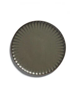 Serax INKU By Sergio Herman Bord XL ø 27 Cm H 1,7 Cm Aardewerk Groen 5 Serax INKU By Sergio Herman Bord XL ø 27 Cm H 1,7 Cm Aardewerk Groen -Serax bordxl2