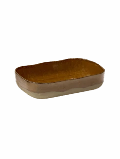 Serax Merci Extra Diep Bord 23 X 15 Cm H 5 Cm Oker/bruin