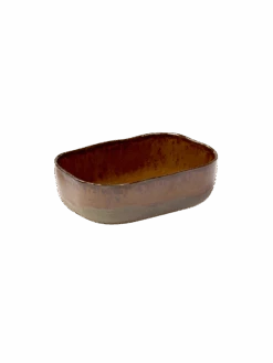 Serax Merci Extra Diep Bord 14,5 X 10,5 Cm H 4,5 Cm Oker/bruin