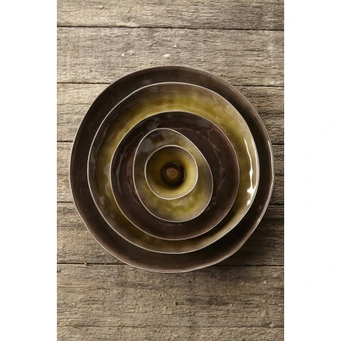 Serax Pure Schaal Rond ø 26 Cm Keramiek Groen 4 Serax Pure Schaal Rond ø 26 Cm Keramiek Groen - Afbeelding 2