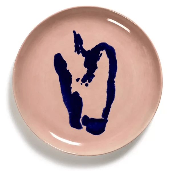 Serax Feast By Ottolenghi Bord M ø 22 Cm H 2 Cm Aardewerk Delicious Pink + Pepper Blue 4 Serax Feast By Ottolenghi Bord M ø 22 Cm H 2 Cm Aardewerk Delicious Pink + Pepper Blue - Afbeelding 2