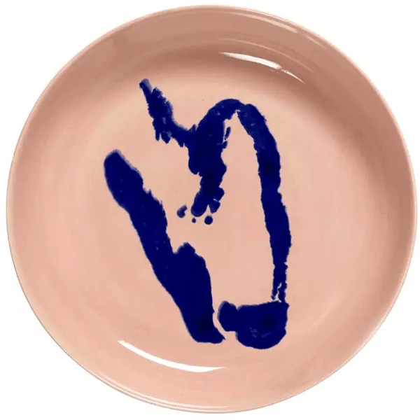 Serax Feast By Ottolenghi Hoog Bord ø 22 Cm H 4 Cm Aardewerk Delicious Pink + Pepper Blue 3 Serax Feast By Ottolenghi Hoog Bord ø 22 Cm H 4 Cm Aardewerk Delicious Pink + Pepper Blue