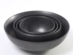 Serax Pure Kom ø 17.5 X H8 Cm Keramiek Zwart -Serax serax pure kom m zwart 175 cm 1 1