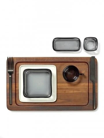 Serax HEII Marcel Wolterinck Dienblad 25 X 16 Cm H 2 Cm Hout Donkerbruin 5 Serax HEII Marcel Wolterinck Dienblad 25 X 16 Cm H 2 Cm Hout Donkerbruin - Afbeelding 3