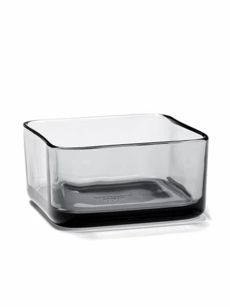 Serax HEII Marcel Wolterinck Kom Vierkant 12 X 12 Cm H 6 Cm Glas Zwart 3 Serax HEII Marcel Wolterinck Kom Vierkant 12 X 12 Cm H 6 Cm Glas Zwart